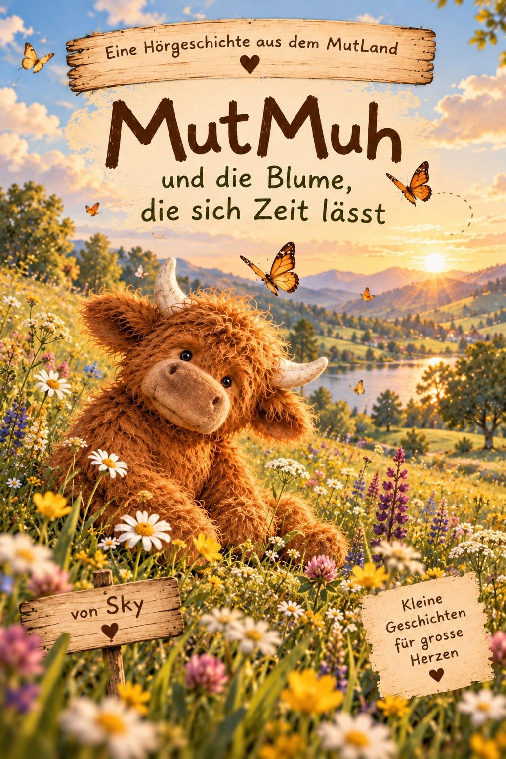 Hörgeschichte " MutMuh und die Blume die sich Zeit lässt"
